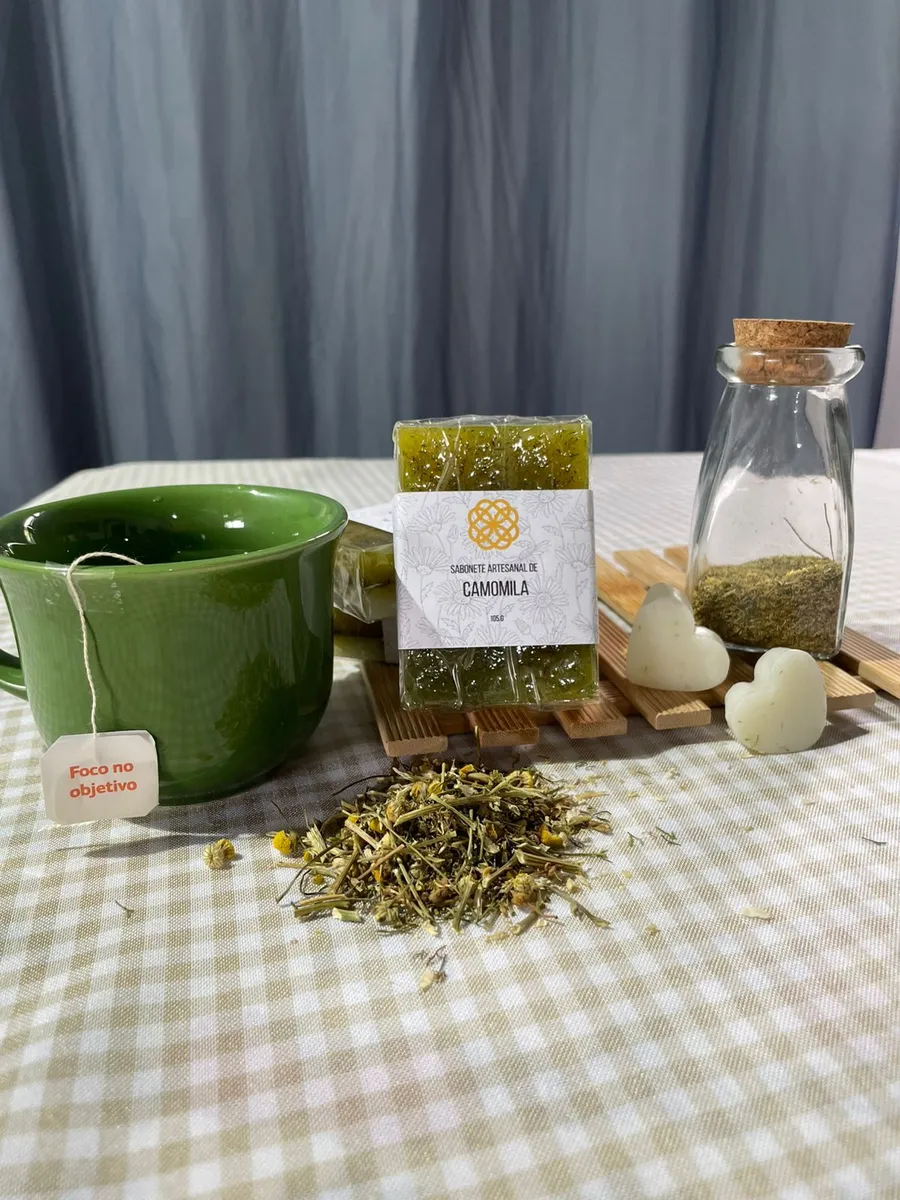 Sabonete artesanal Camomila