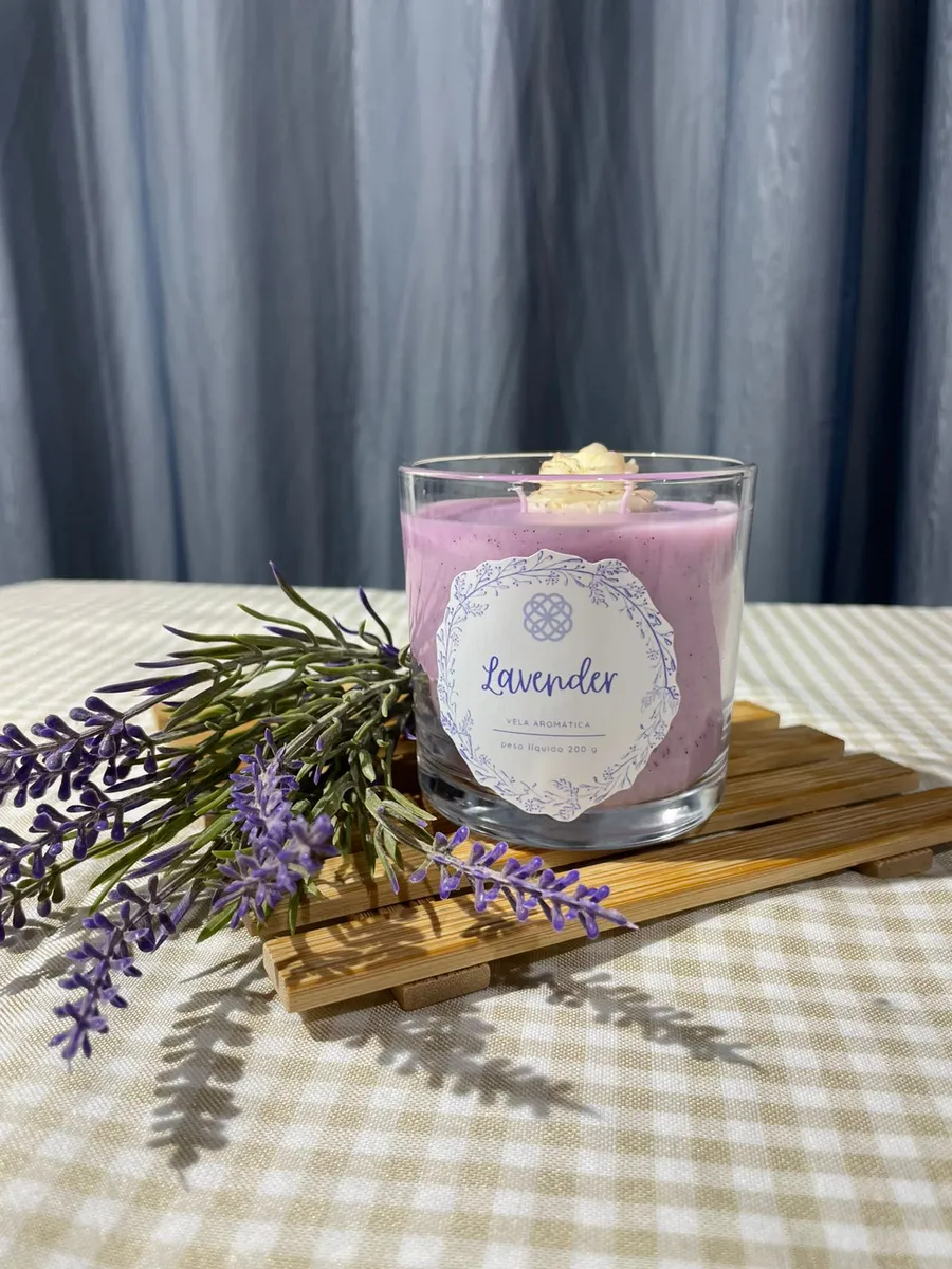 Vela Lavanda Francesa