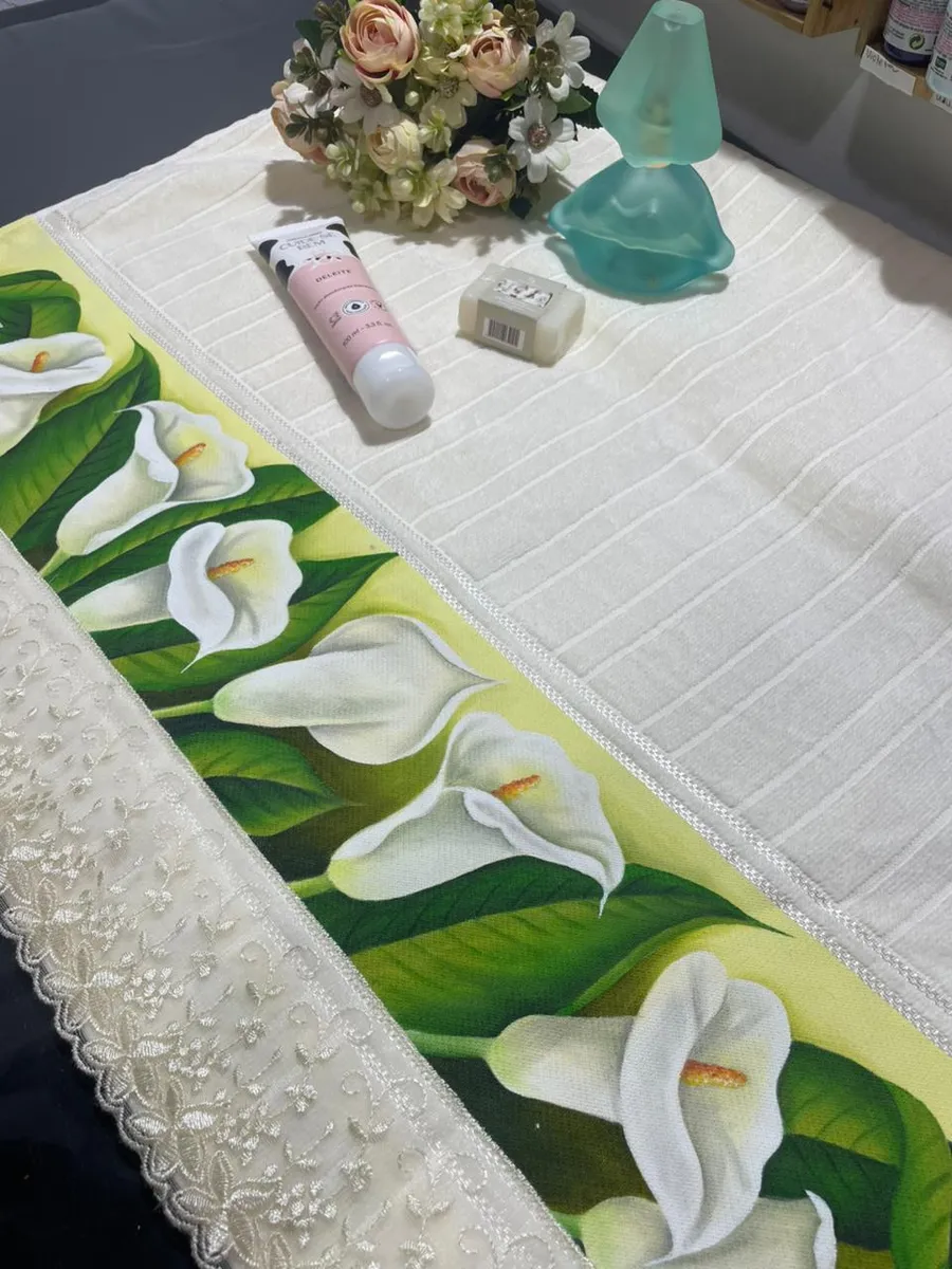 Toalha Copos de leite