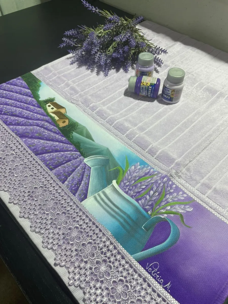 Toalha rosto Lavanda