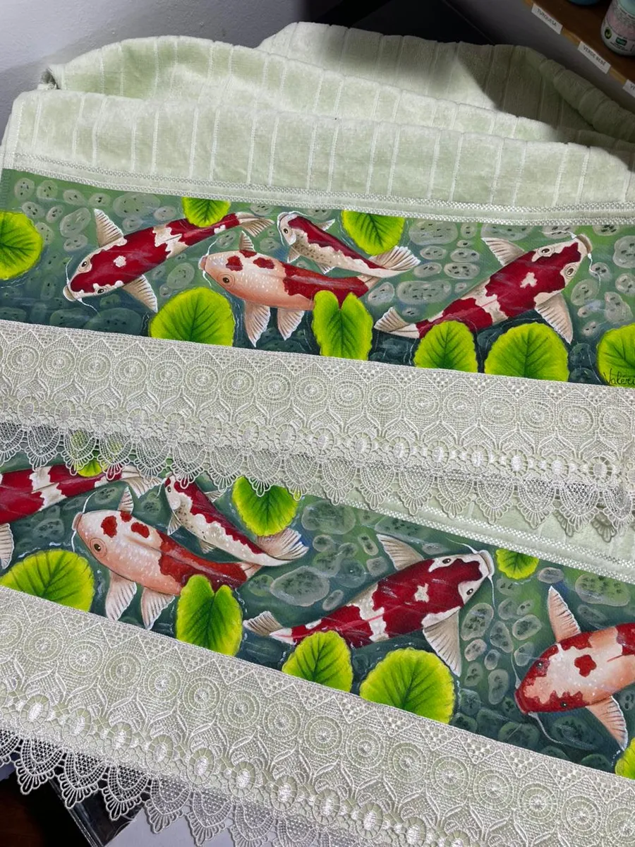 Kit banho e rosto Carpas - Foto 2