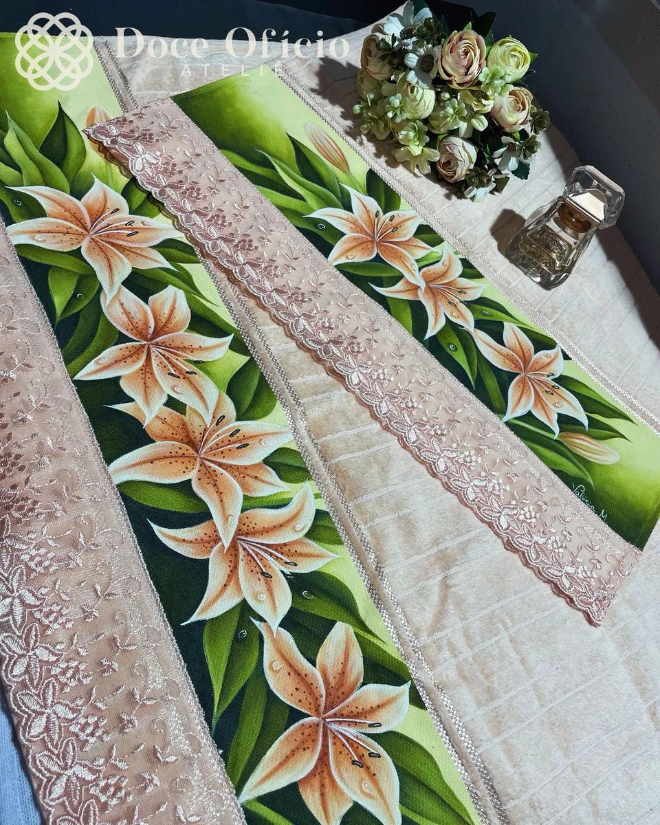 Kit banho e rosto Lírios