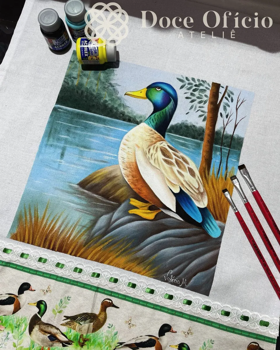 Pano de copa fazenda Pato Selvagem